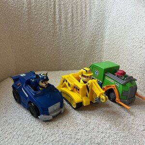 Paw Patrol Rescue Racers Set - Blue, Yellow, Green